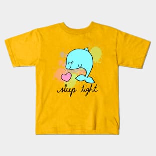 Sleep Tight Dolphin Kids T-Shirt